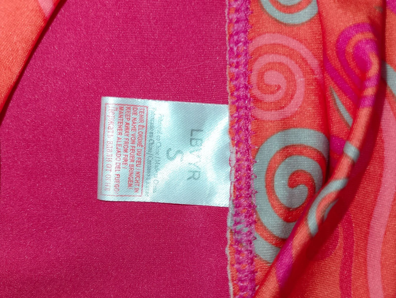 Twee-delig roze en oranje badpak T.S – photo 9